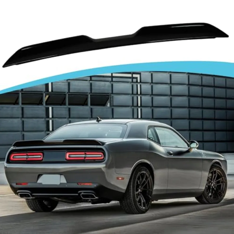 

2008-2017 Challenger Coupe SRT/SXT/GT Demon Style Rear Trunk Spoiler Lip Wing No Camera Hole Compatible with All 2008-2017Models