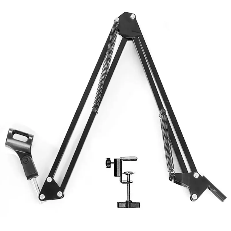 Adjustable NB-35 Scissor Arm Mic Stand – Desktop Hanging Microphone Holder