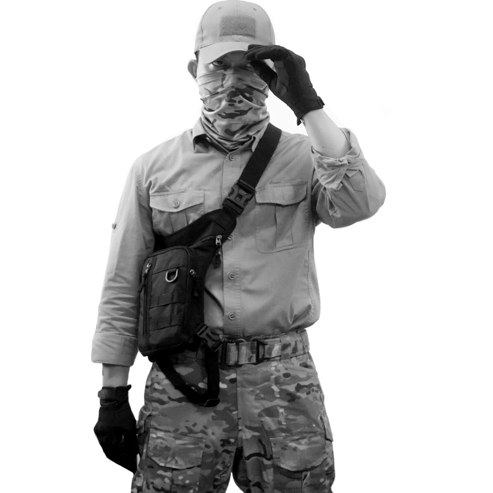 Riñonera táctica MOLLE impermeable – Bolsillo de cintura para outdoor - imagen 4