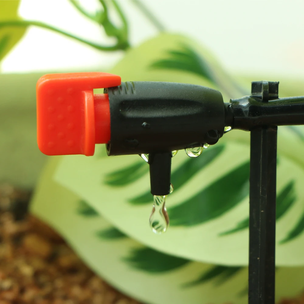 10/20pcs Garden Adjustable Dripper 1/4\