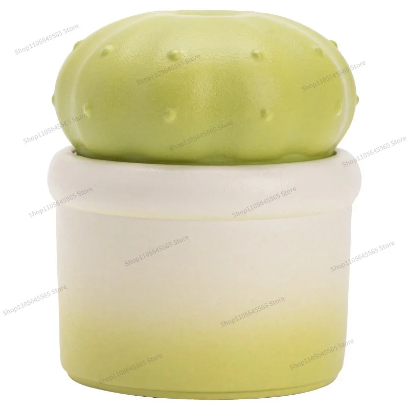 For cactus butter tank high value ceramic butter box butter cup household kitchen storage fresh-keeping tank