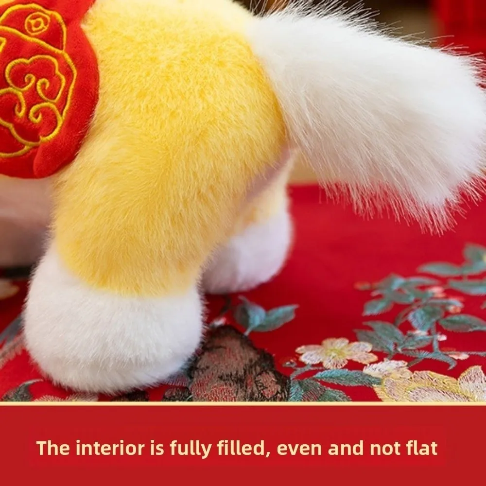 

Tassel Pendant Horse 25/33cm Creative Cartoon Steed Mascot Fluffy Chinese New Year Gift Festive Decor