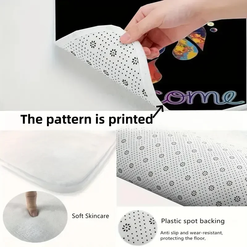 سجادة كبيرة على شكل زهور أوروبية كلاسيكية لغرفة المعيشة، سجادة تزيين فاخرة غير قابلة للانزلاق لغرفة النوم، سجادة ناعمة قابلة للغسل