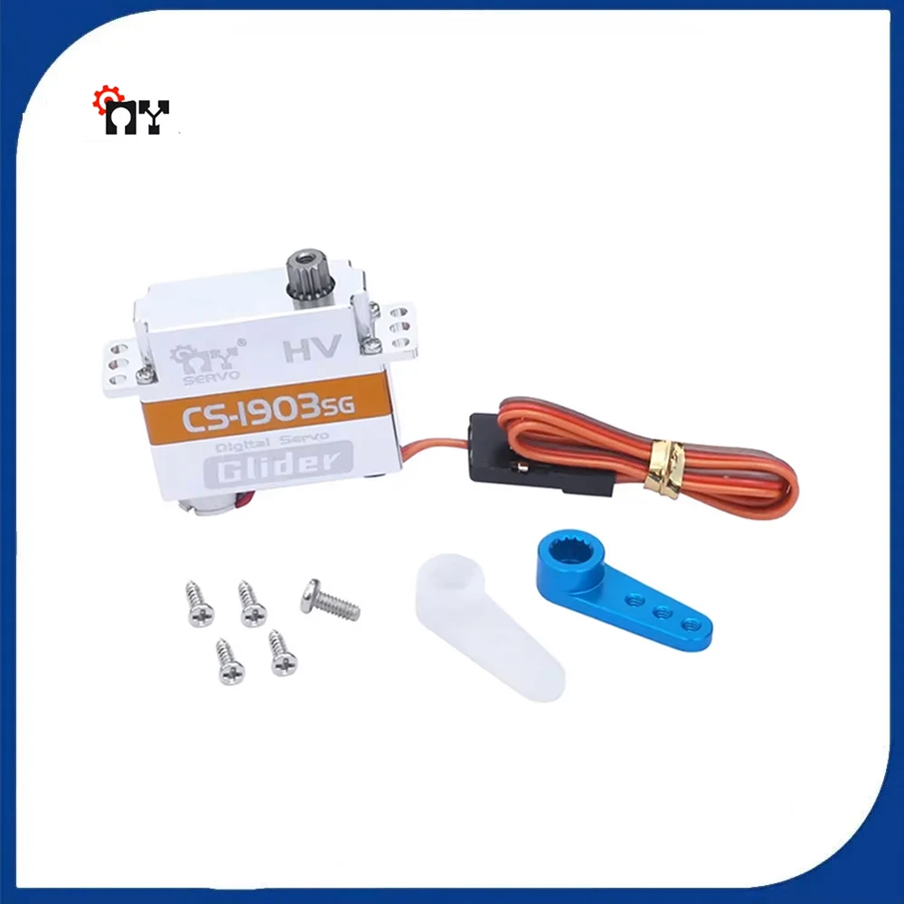 

Цифровой сервопривод MYServo CS-1903SG с полой чашкой и металлической шестерней — для радиоуправляемых автомобилей, моделей самолетов и дронов