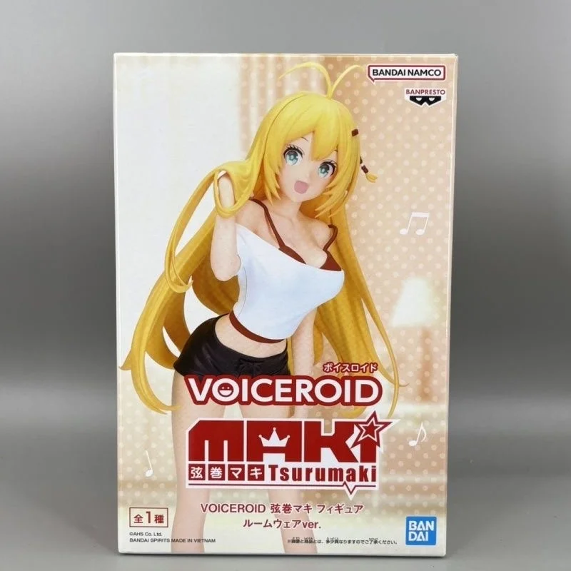 반다이 보이스로이드 유즈키 유키리 키즈나 아카리 마키 스트링마키 PVC 애니메이션 액션 피규어 모델 인형 상세한 수집용 모델 장난감