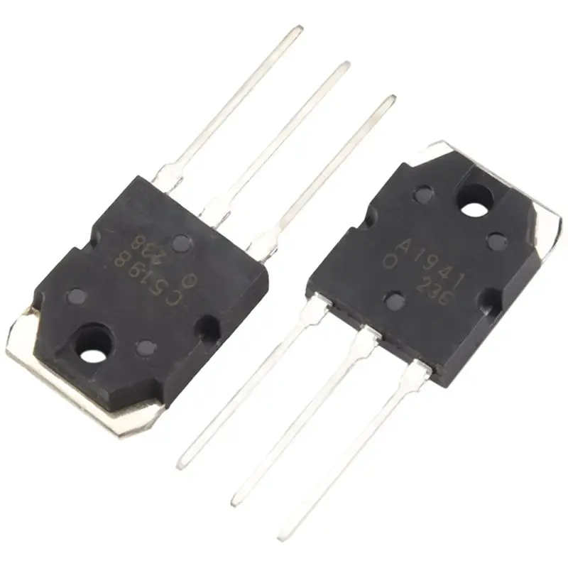 Pair A1941 + C5198 10A 200V Power Amplifier Silicon Transistor-New