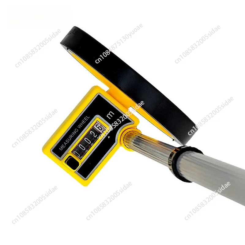 Telescopic Handle High Visibility Distance Measuring Wheel Roller Distance Meter Measuring Tape Rangefinder