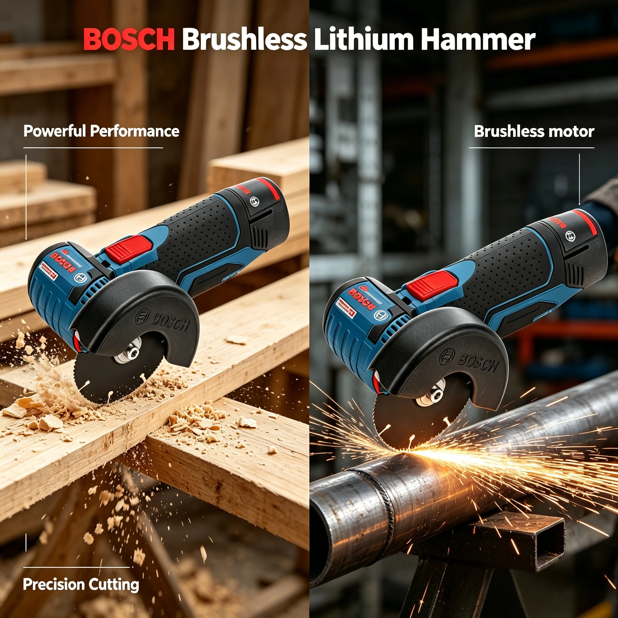 New Bosch GWS 12V-76 Mini Grinder, Spindle Lock for Quick Disc Swaps, Durable Housing for DIY & Light Professional Use