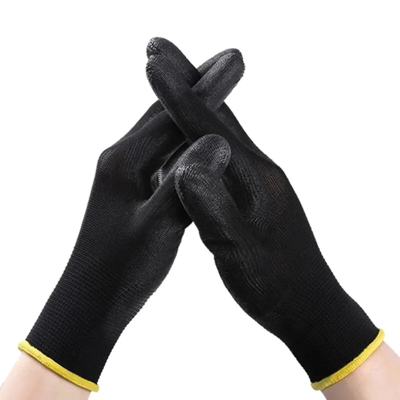 3 Pairs Electric Shock Safety Protective Gloves Pu Electrician Work Anti-static Gloves Protective Tools Insulation