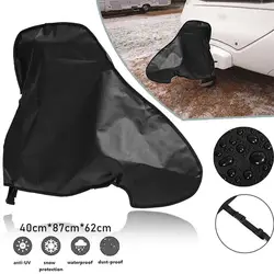 Universal Hitch Cover Trailer Hitch Lock Covers Waterproof Dustproof Tow Hitch Cover For RV Tongue Jack Cover Dust