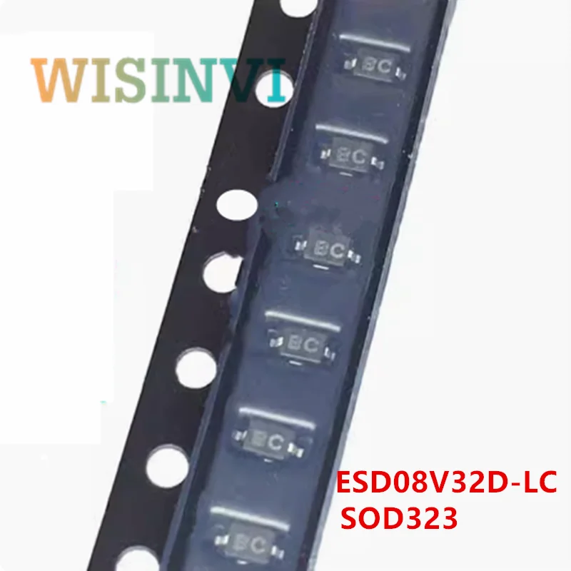 100PCS ESD03V32D-LC CC ESD05V32D-LC AC ESD08V32D-LC BC ESD12V32D-LC DC ESD15V32D-LC EC ESD24V32D-LC HC ESD36V32D-LC KC  SOD-323