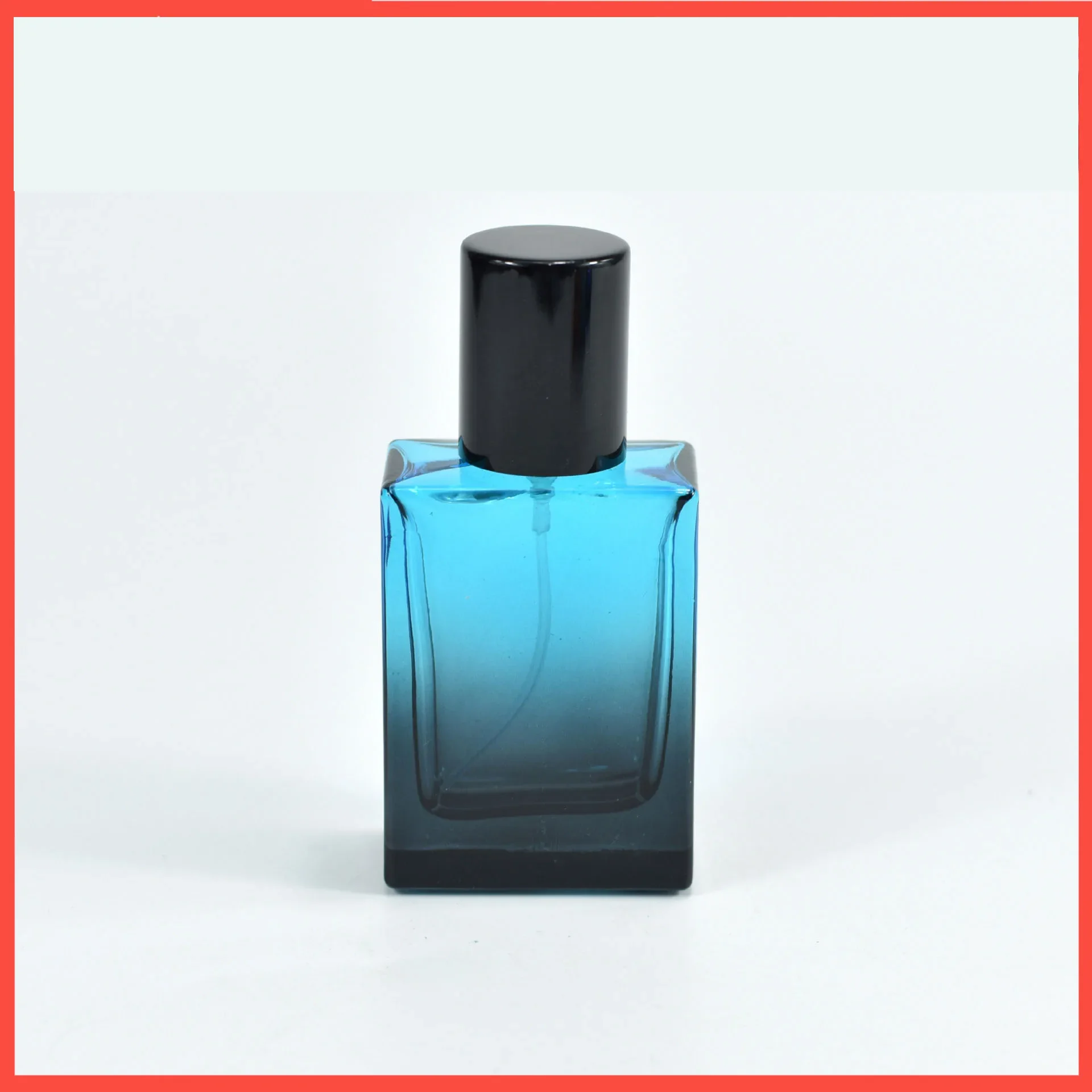 30 ミリリットルガラス勾配香水瓶詰め替え空のファインミストアトマイザースプレーボトルポータブル正方形香水用