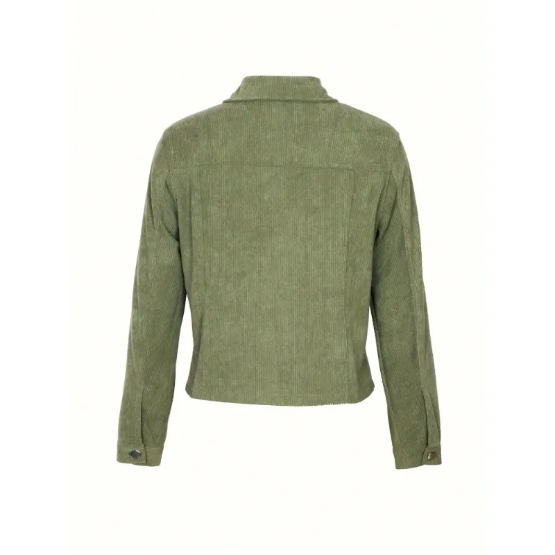 Plus Size Herfst Nieuwe Dames Casual Effen Kleur Slim Fit Denim Jas met Fleece Kraag Warme Bovenkleding