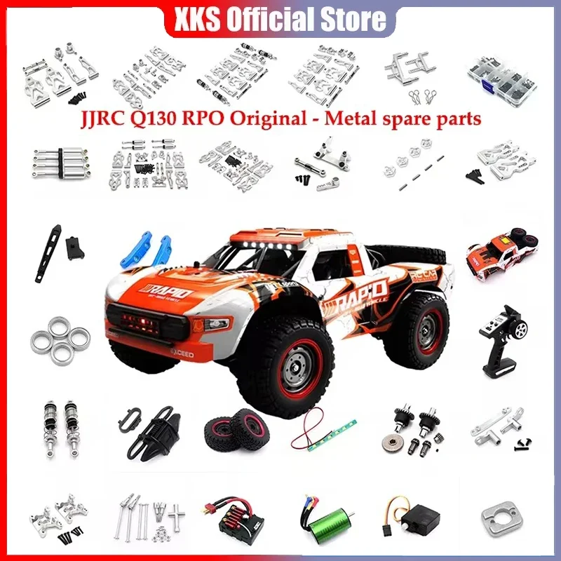 

SCY Q130 16101 16102 16103 16201 16101 Pro RC Car 1:16 Blue Upgraded Metal Spare Parts Model 4WD/Original Spare Parts 6312 6313