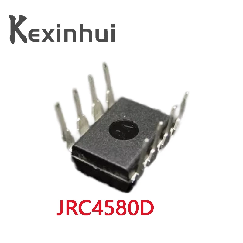 10pcs/lot NJM4580D JRC4580D JRC 4580D DIP-8 In Stock