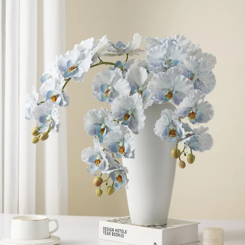 1/3pcs Artificial 7head Latex Phalaenopsis Real Touch Butterfly Orchid Flowers Wedding Decor Flower Arrangement Home Party view 6