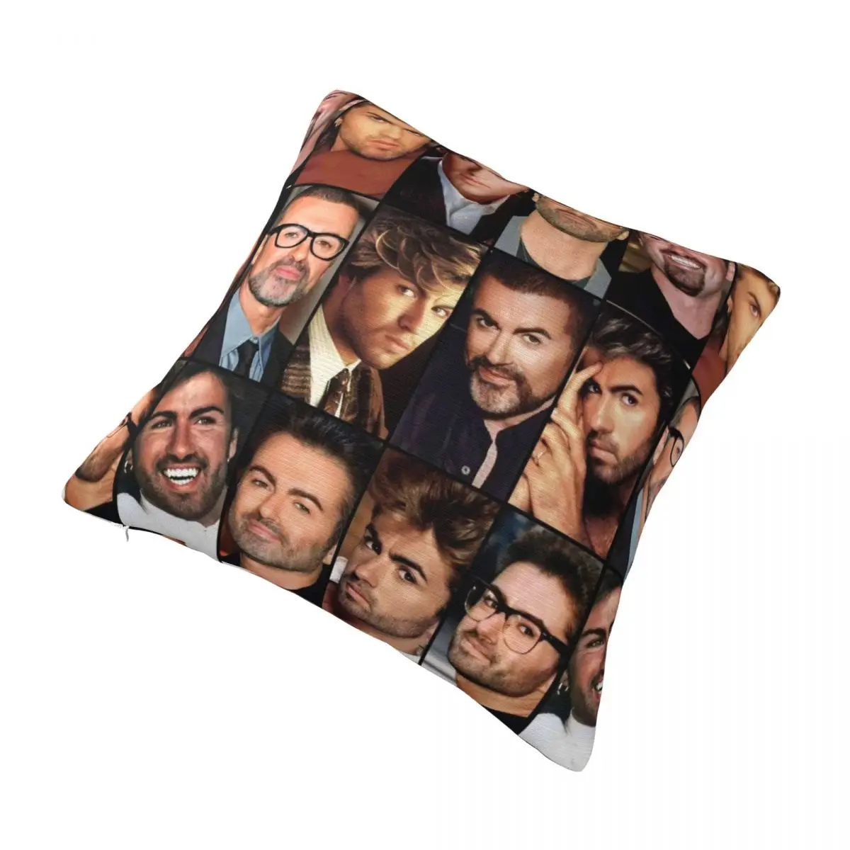 كيس وسادة جورج مايكل المغني البريطاني ساحة وسادة غطاء غطاء وسادة الموضة مخصص لتقوم بها بنفسك سادات للديكور المنزل