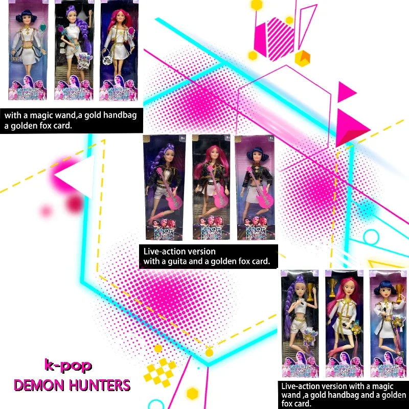 أهم مجموعة الفتيات الجديدة لعام 2016، K-POP، تتميز بشخصيات الحركة في "Devil's Hunter"؛ دمية Devil Killer Ruimirazoy؛..