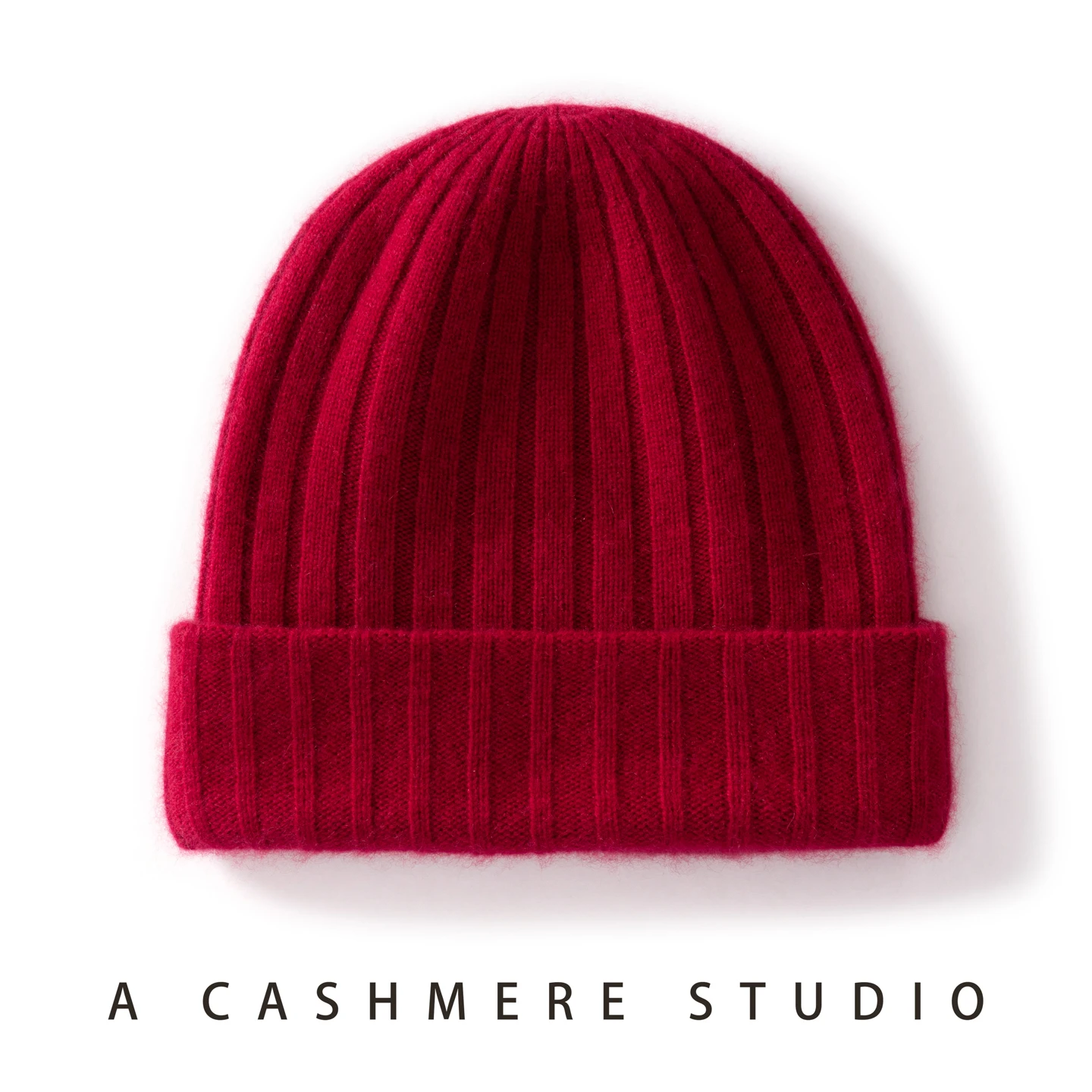 100 % hochwertige Kaschmirmütze für Damen/Herren, zweilagig, verdickt, warme Wintermütze, Outdoor-Skimütze, nahtlos gestrickte Beanie-Mütze für Unisex – Detail 37