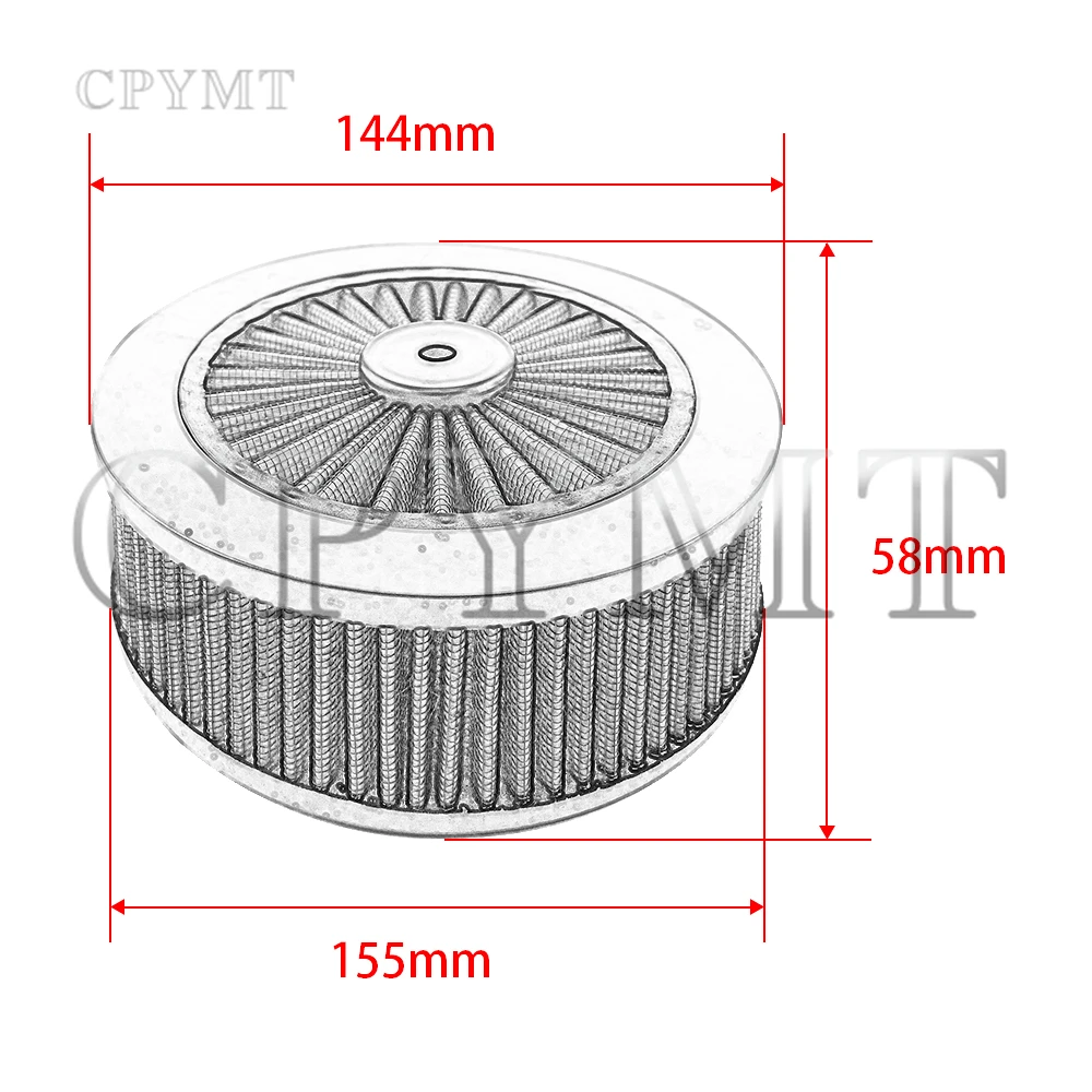 Air Filter Element Replacement Intake Cleaner Filter Black Red For Harley Touring Road King Dyna Softail Sportster XL883 1200