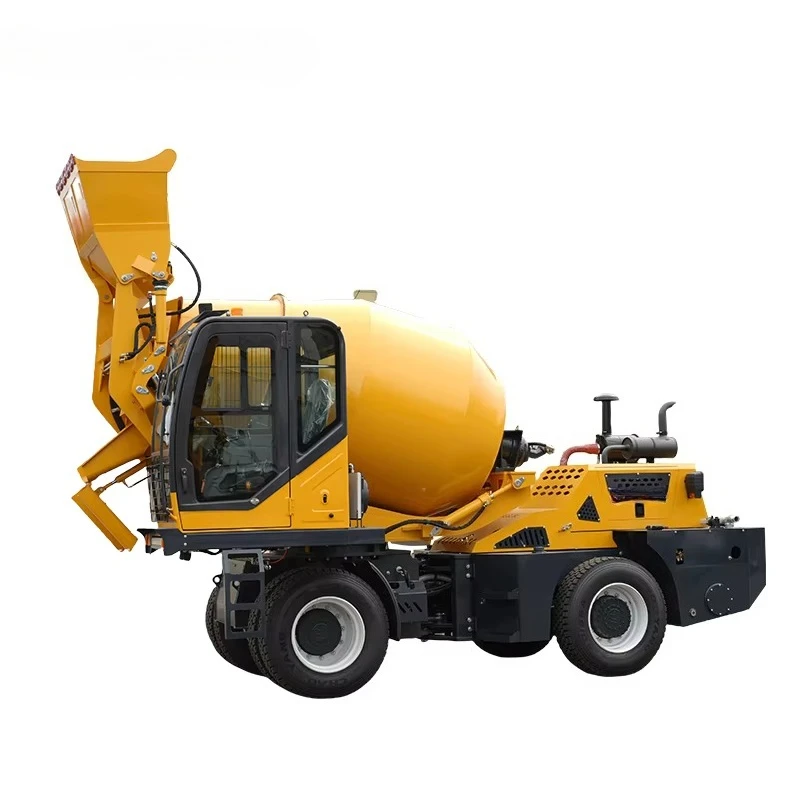 Self Loading Concrete Mixer Truck 3.5 Cubic Meter Diesel Engine Concrete Mixer Car Selfloading Concrete Mixer