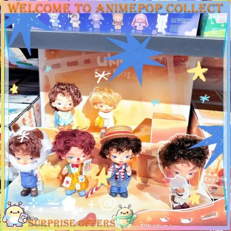 QiOu ChaoLe Authentic Xiao U City Impression Series Blind Box Mini Figure Desk Decoration Cute Trendy Collectible Gift & Toy
