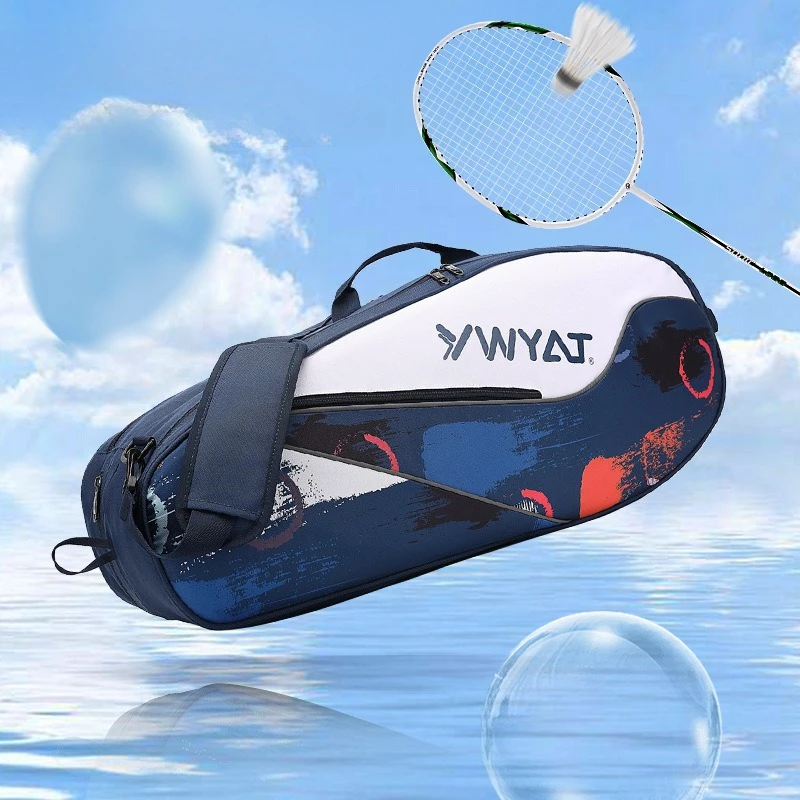 Lightweight Durable Unisex Badminton Bag, Shoulder Crossbody Handheld Large Tennis Storage Pouch, Breathable Comfortable