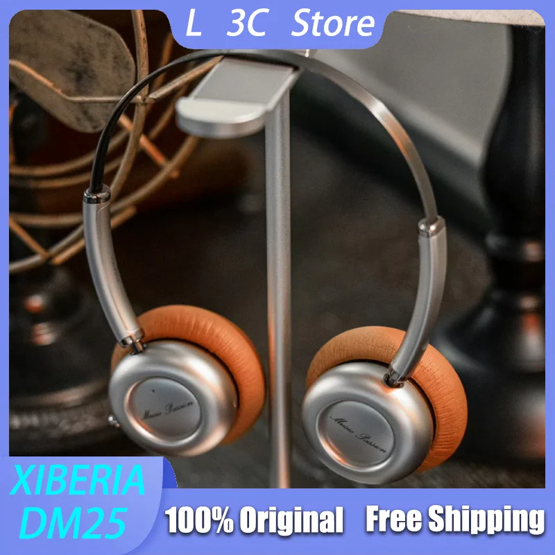 

XIBERIA DM25 Wireless Head Mounted Headset with Microphone Hi-Res Noise Reduction Long Battery Life Custom Lightweight Headphone
