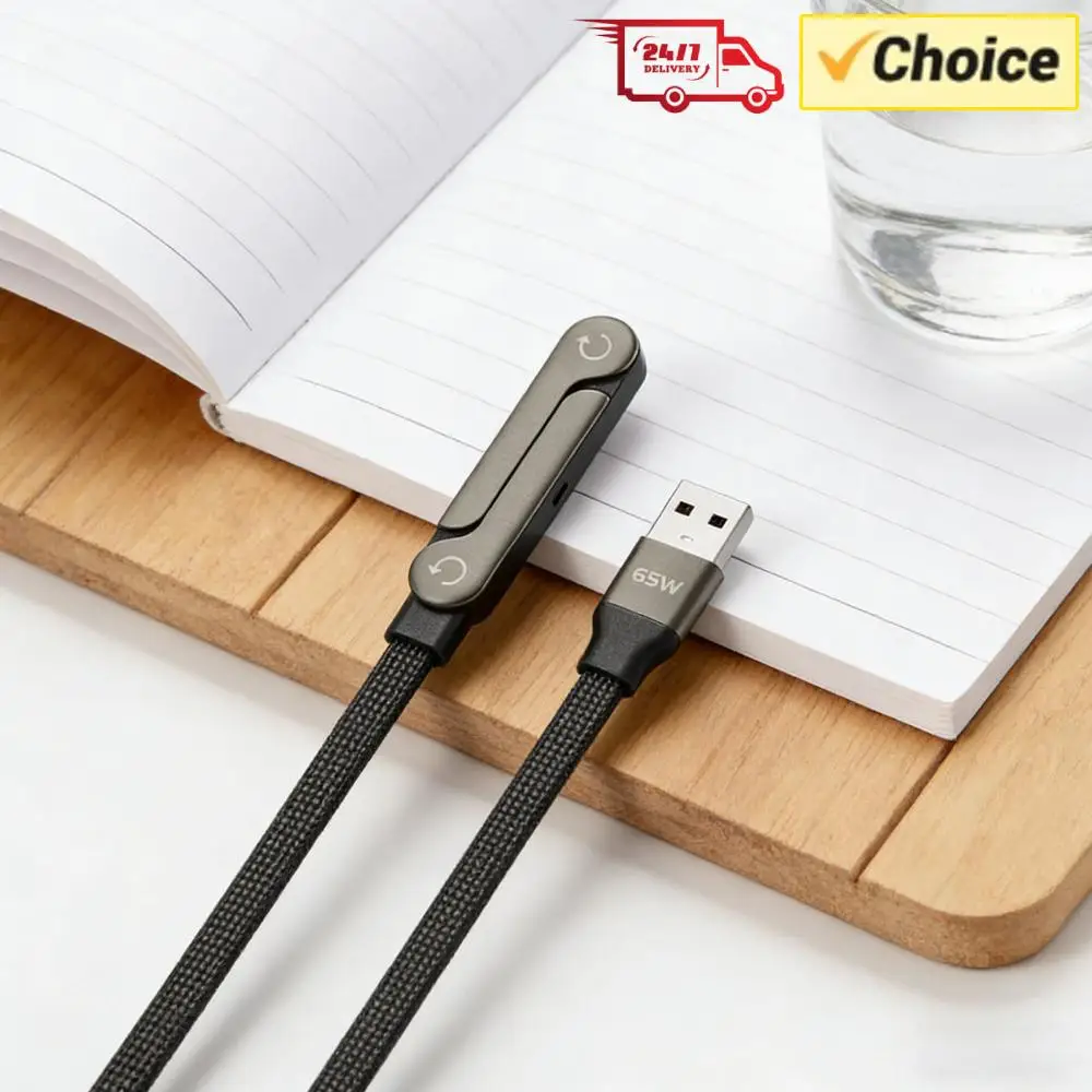 

240W/65W Foldable Bracket Data Cable with Built-in Phone Stand Invisible Holder Charger Cable Fast Charging Cord for iPhone 17