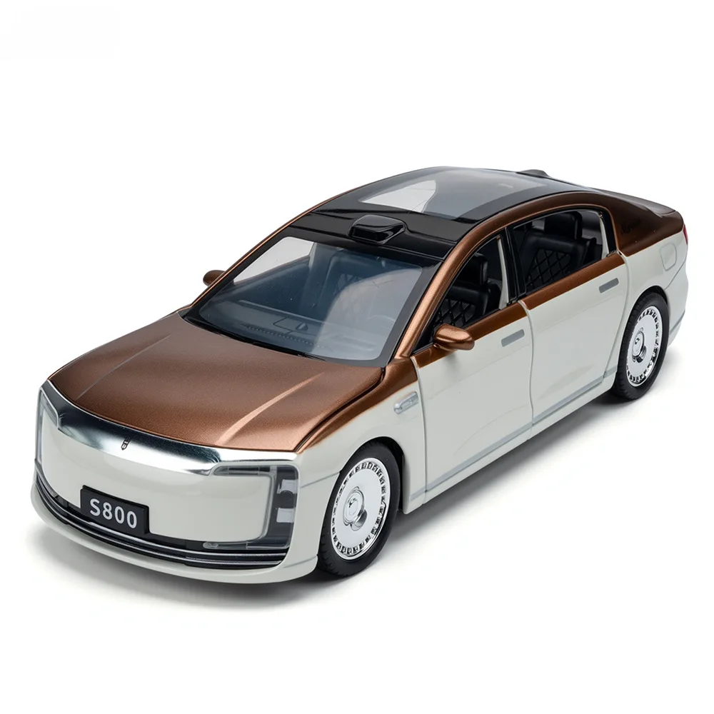 

Модель автомобиля S800 из нового энергосберегающего сплава, масштаб 1:32, коллекционная игрушка-украшение, подарок для мальчика