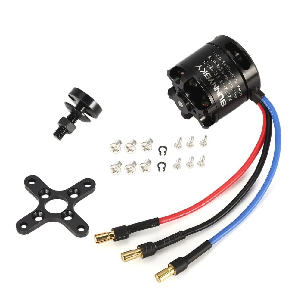 2212 Brushless Motor SUNNYSKY X2212 2450KV 1400KV 1250KV 980KV II 2-3S for RC Fixed-wing Quad-Hexa Copter Multicopter F450 F550