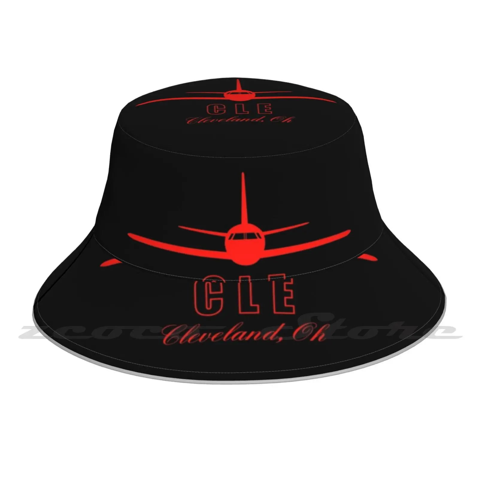 Cle Ohio Oh Airport Code Bucket Hat Outdoor Sports Breathable Present Fashion Cap Ohio Oh Columbus Cincinnati Toledo Akron