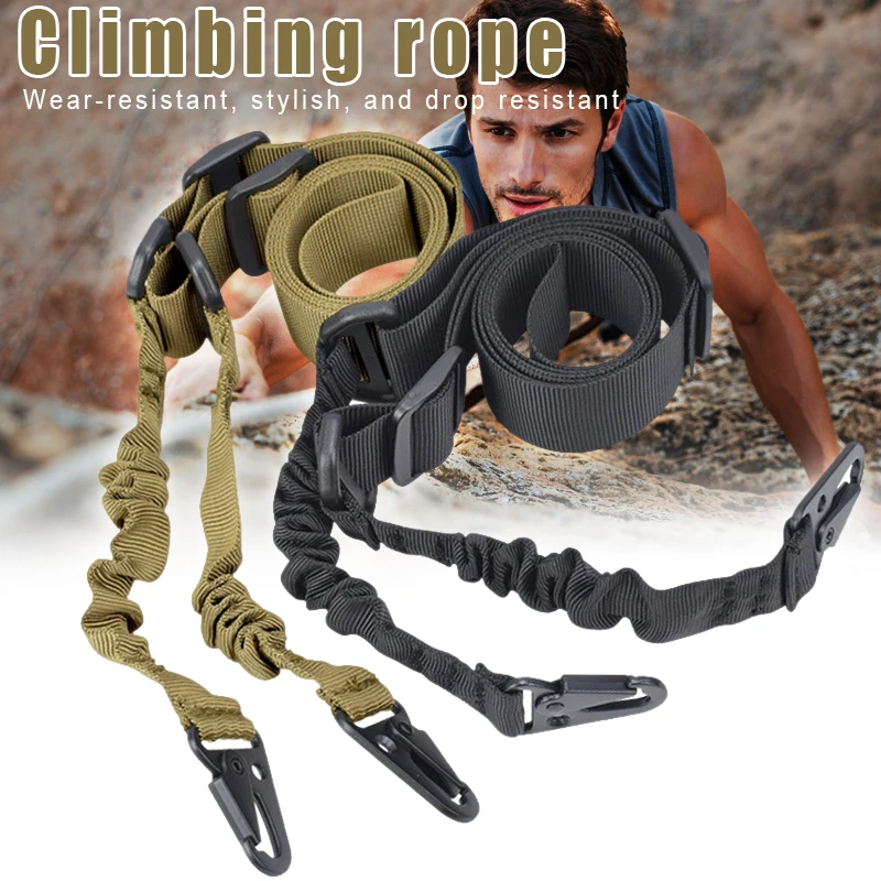 Multifunctional Outdoor Climbing Rope Double Point Heavy Duty Belt Climbing Strap