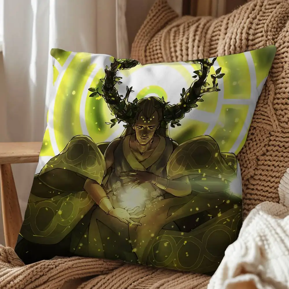 Timekeeper Shadow Milk  Millennial Tree Cookie Pillow Case Anti-dustmite Pillowcase Invisible zipper silky short plush Sofa