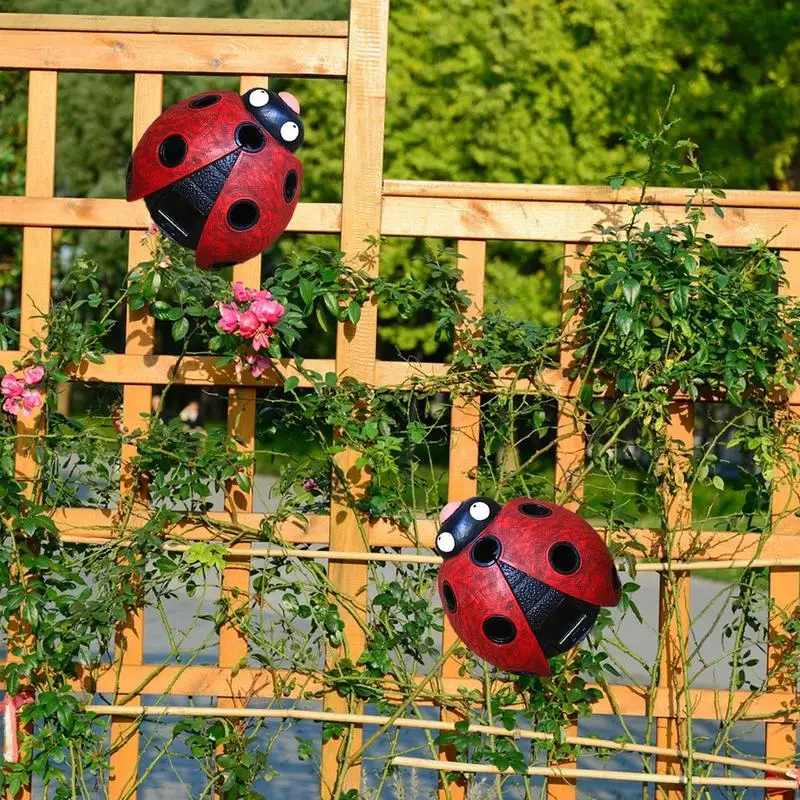 

Solar Ladybug Garden Decor Outdoor Solar Lights Solar Garden Lights Outdoor Decor Yard Patio Landscape Decoration For Patio