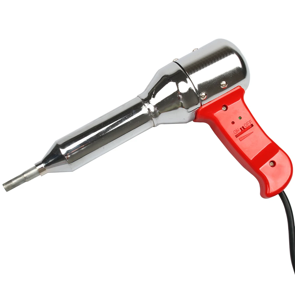 Soplete de soldadura ajustable de plástico, pistola de aire caliente de 500/700W, voltaje de 100-450 grados, 220v-240v, corriente de 50-300L, herramientas de temperatura mínima
