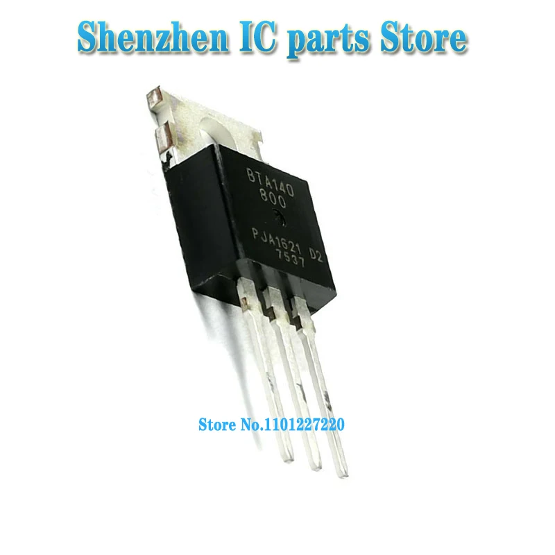 10pcs/lot BTA140 BTA140-800 25A 800V TO-220 In Stock