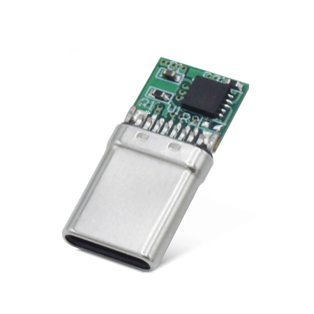 PD/QC Decoy Board Fast Charge 9V 12V 15V 20V PD Decoy Module PD 2 3.0 DC Trigger Cable USB Type-C maschio Plug QC4 Charge Connector