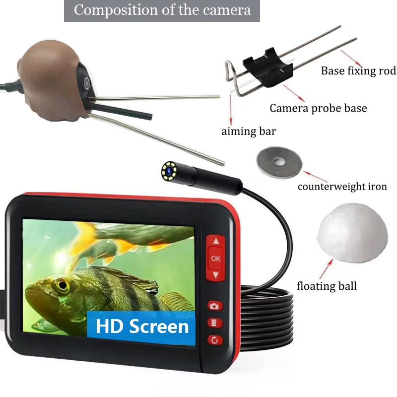 

Stable High-Definition Fishing Camera with IP67 Waterproof Level and 1080P Resolution Great for Underwater Fish Monitoring