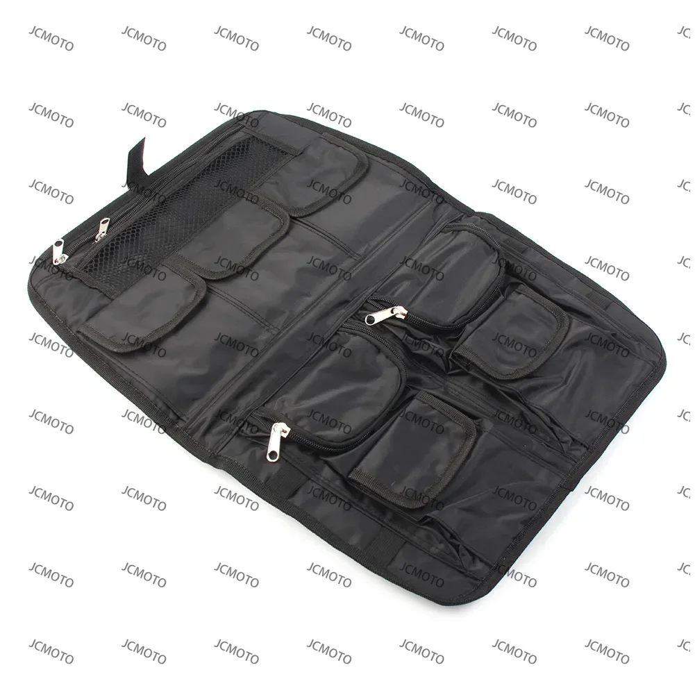 

Black for Harley Ultra Classic King Chopped Motorcycle Tour Pak Pack Lid Organizer Bag