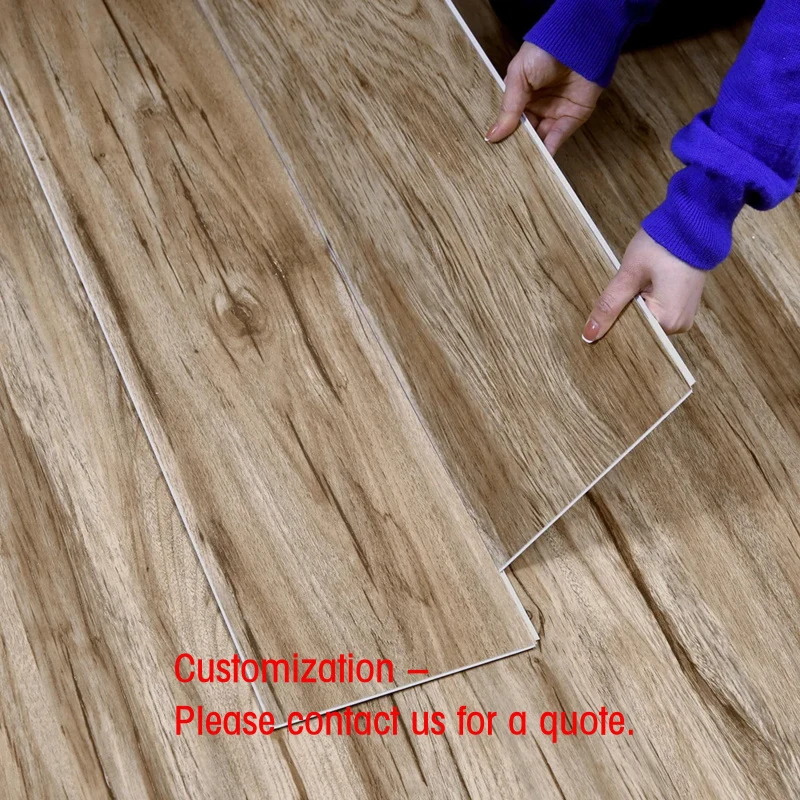 

custom.Interior Click Lock System Waterproof 4mm Plastic Pvc Misty Wood Textured Design Vinyl Spc Flooring Parquet Resistant Til
