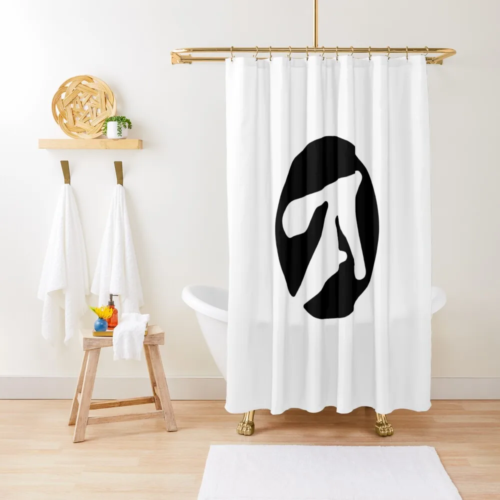 

aphex twin alternative style logo in black Shower Curtain Luxury Bathroom Shower Bath Curtain
