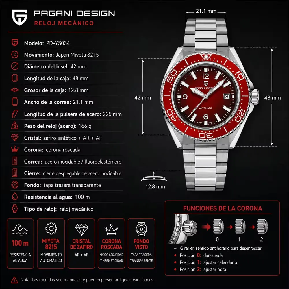 Men's Automatic Watch with Ceramic Bezel