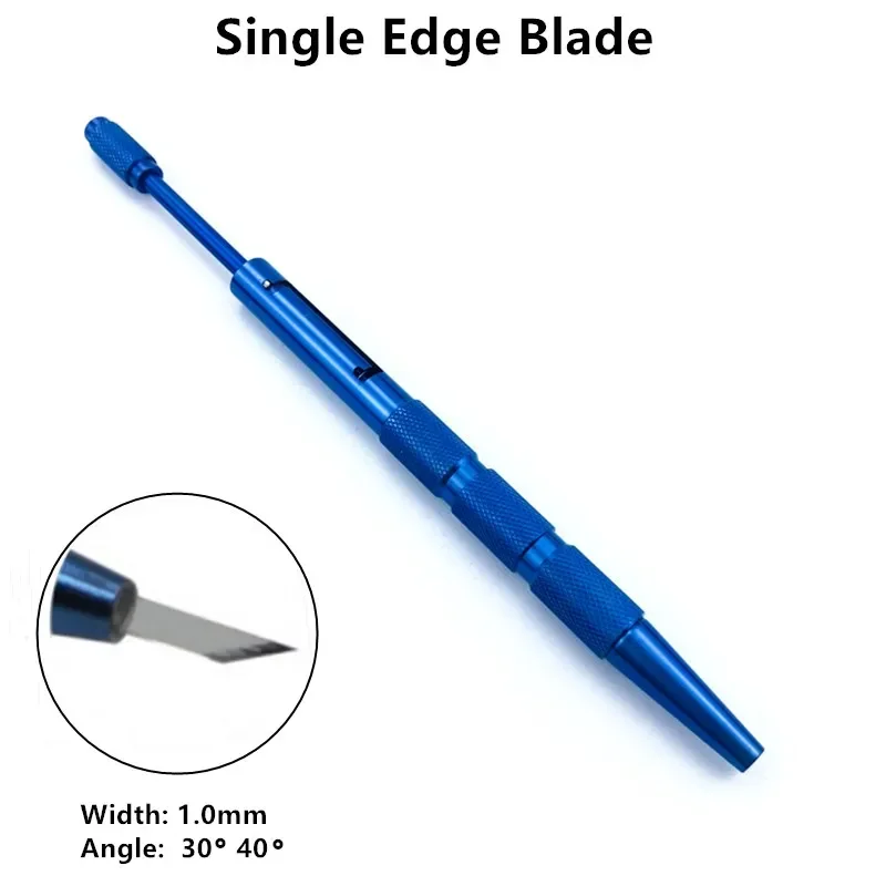 Sapphire balde side prot Knife head single edge blade ophthalmic eye surgical knife