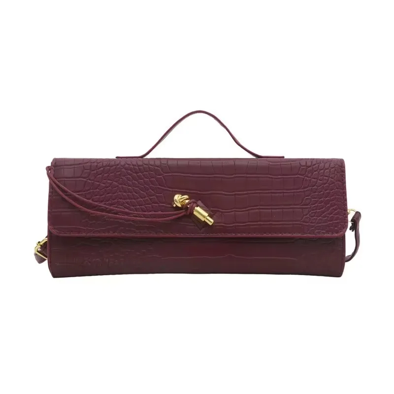 2026 new fashionable women's small square wallet with lock autumn and winter models