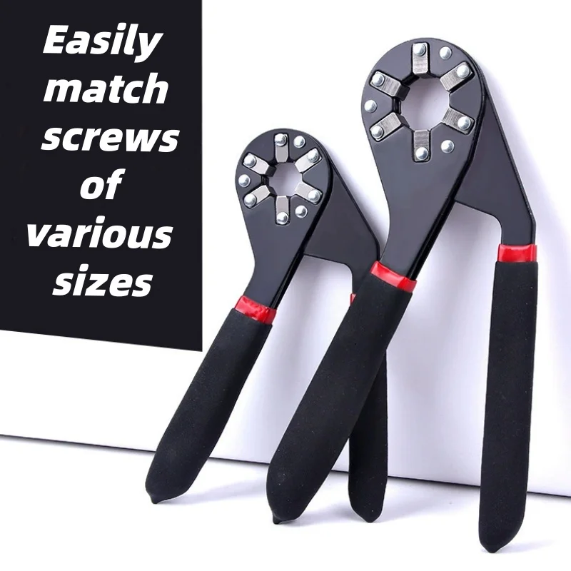 chave-hexagonal-magica-multiuso-de-6-e-8-polegadas-chave-hexagonal-manual-de-aco-liga-de-grau-industrial