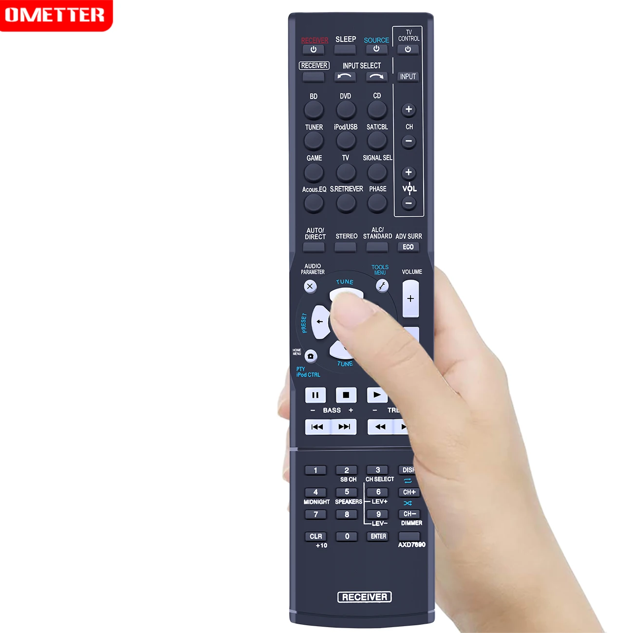 AXD7690 AXD7583 Remote Control For Pioneer AV Receiver VSX-56TXI VSX-9300TX VSX-523-K VSX-72TXVI VSX-90TXV VSX-92TXH AXD7613