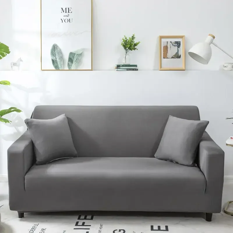 Elastic Sofa Cover 1/2/3/4 Seater Corner Sofa For Living Room Elastic Settee Protector  Anti-slip Sofa Cushion Cotton Covers