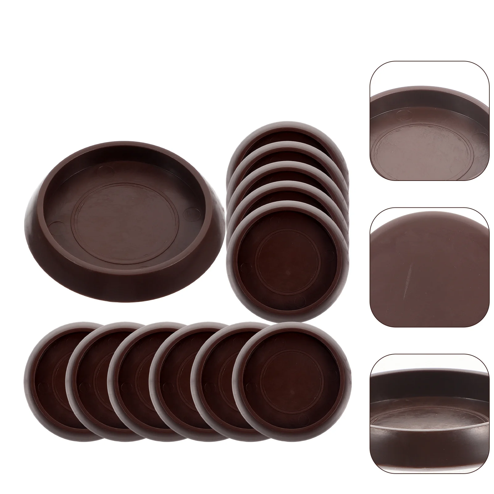 

12pcs Chair Foot Pads Wear-Resistant Non-Slip Furniture Coasters For Desk Dining Room Bar Stool Kitchen Patio Chair Home