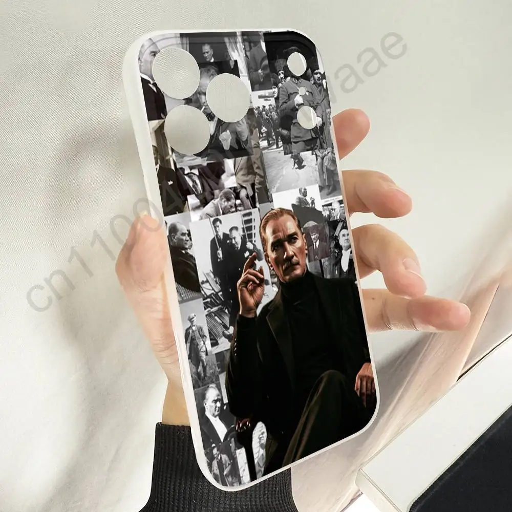 حافظة هاتف مصطفى كمال أتاتورك تركيا لهاتف آيفون 11,16,15,14,13,17,12,Plus,E,Air,Mini,Pro,Max غطاء ناعم مغناطيسي #4